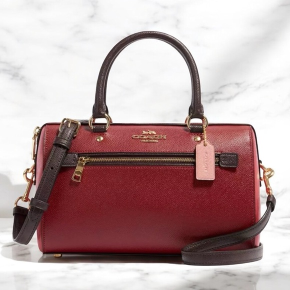 COACH Rowan Satchel Bag in Colorblock 😍🔥 - Picture 12 of 12